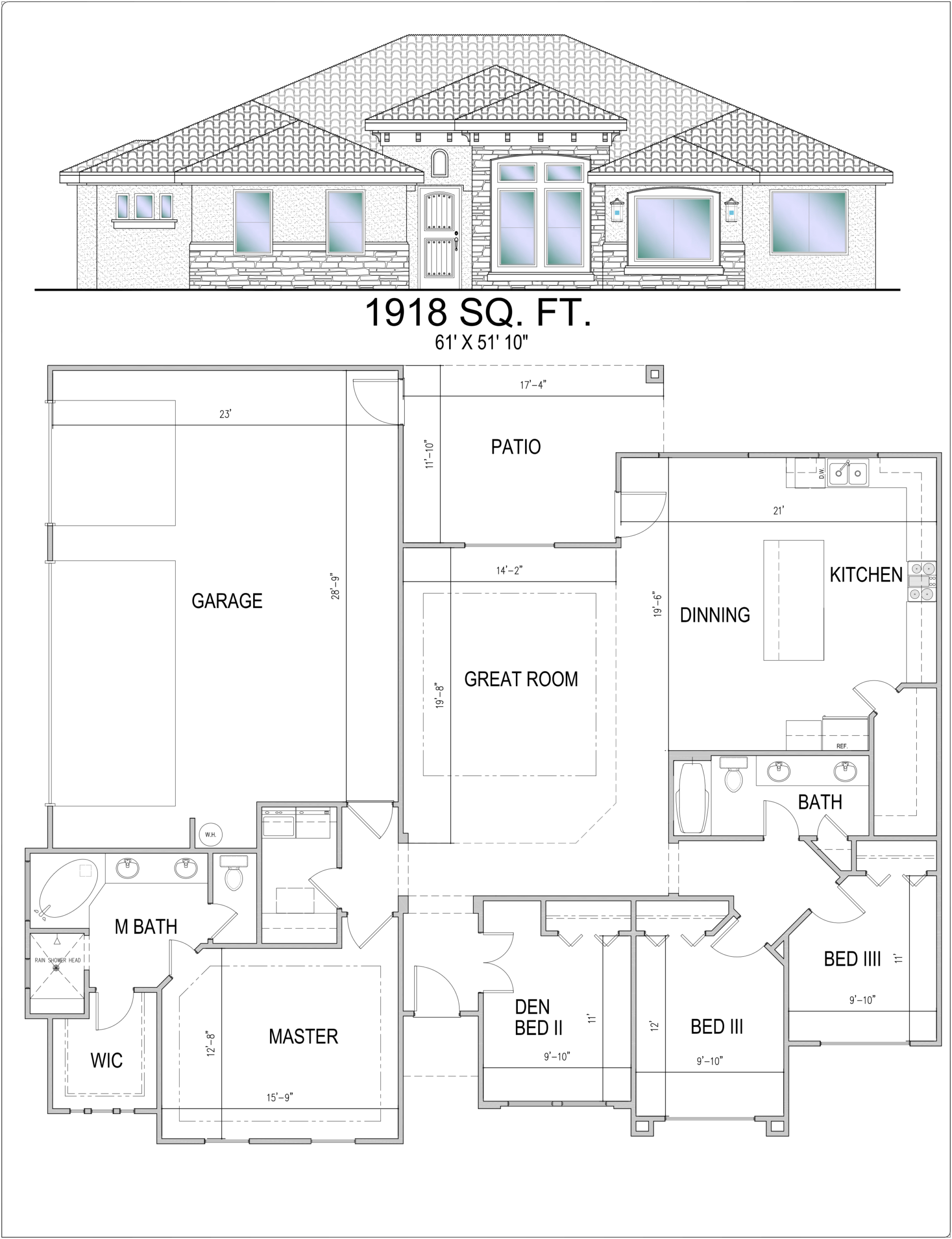 F:NEW WARNER GATEWAY-1 STRY 1918 SQFT WARNER GATEWAY LOT 103